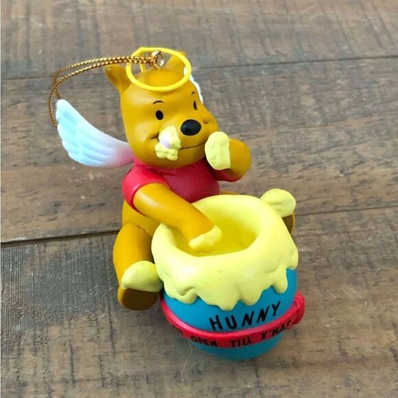 Vintage Disney Winnie The Pooh Angel Grolier Christmas Ornament - Picture 3 of 3
